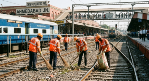 अहमदाबाद मंडल में गांधी जयंती पर 3,000 किमी रेल ट्रैक किया साफ, 10,000 से लोगों ने लिया भाग