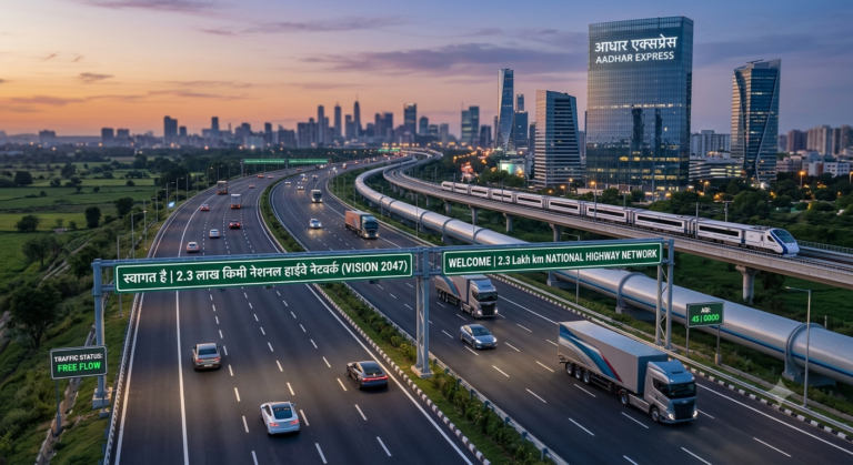 2.3 Lakh km Modern Highway Network to Be Developed in India by 2047