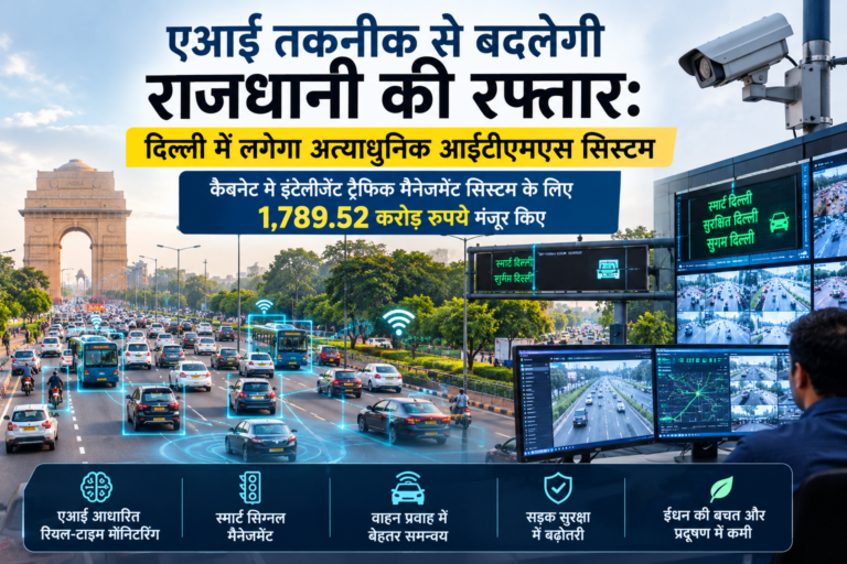 एआई तकनीक से बदलेगी राजधानी की रफ्तार: दिल्ली में लगेगा अत्याधुनिक आईटीएमएस सिस्टम